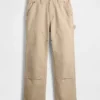 90S Loose Canvas Double-Knee Carpenter Pants