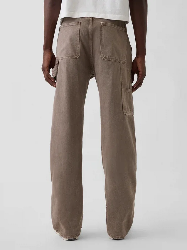 90S Loose Double-Knee Carpenter Jeans