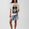 Ac/Dc Relaxed Graphic T-Shirt