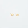 Admiral Row Gold Initial Earrings
