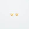 Admiral Row Gold Initial Earrings