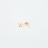 Admiral Row Gold Initial Earrings
