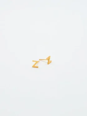 Admiral Row Gold Initial Earrings
