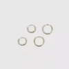 Admiral Row Mini Hoop Earrings Double Pack