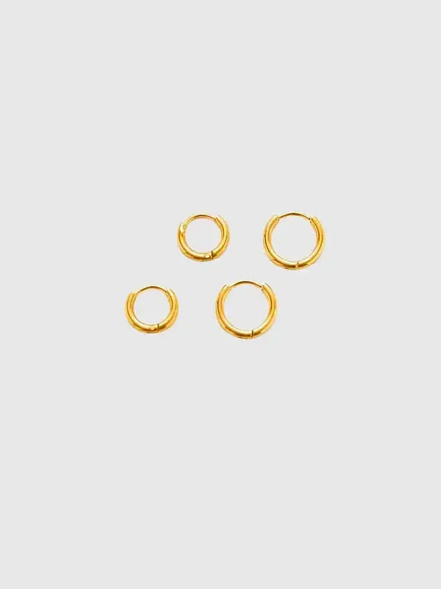 Admiral Row Mini Hoop Earrings Double Pack