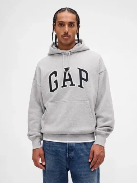 Adult Extra Heavyweight French Terry Oversized Logo Hoodie