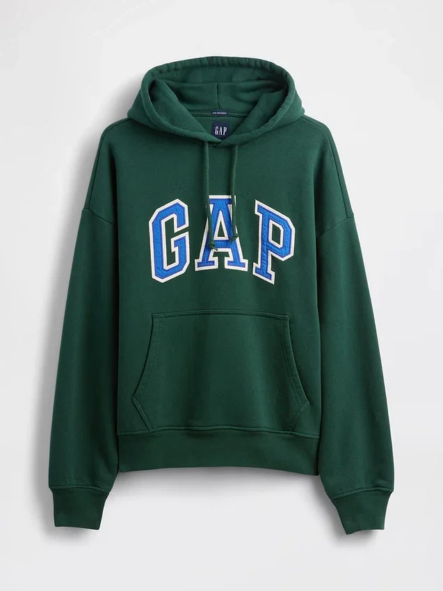Adult Extra Heavyweight French Terry Oversized Logo Hoodie