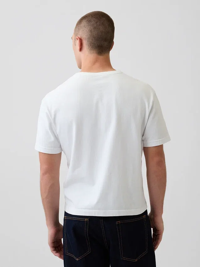 Adult Heavyweight Crop T-Shirt