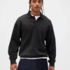 Adult Heavyweight Oversized Polo Sweatshirt