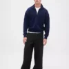 Adult Heavyweight Oversized Quarter-Zip Pullover
