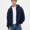 Adult Heavyweight Oversized Zip Hoodie