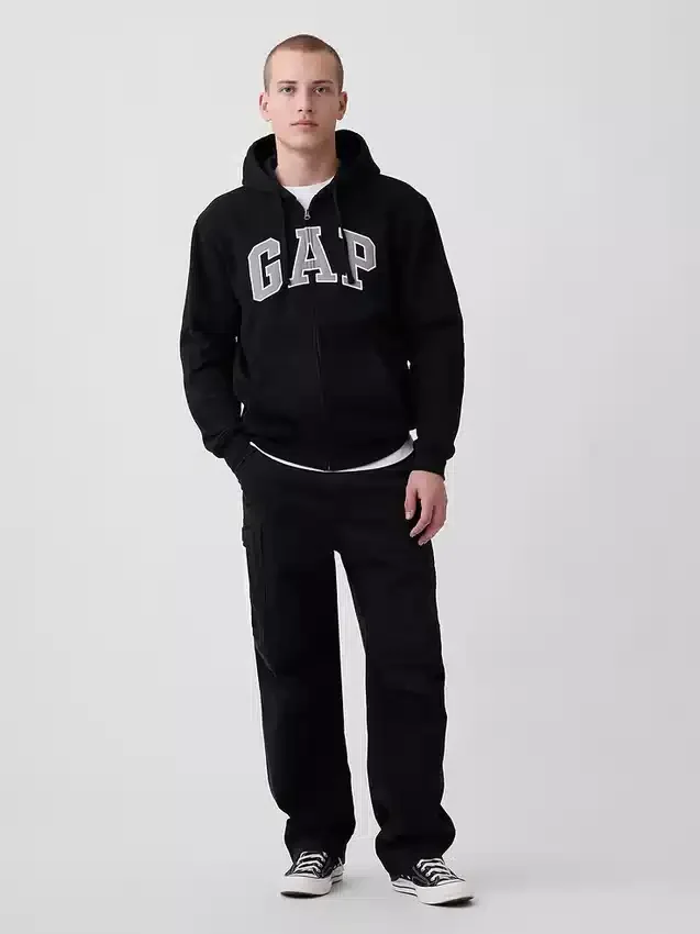 Adult Vintagesoft Arch Logo Zip Hoodie