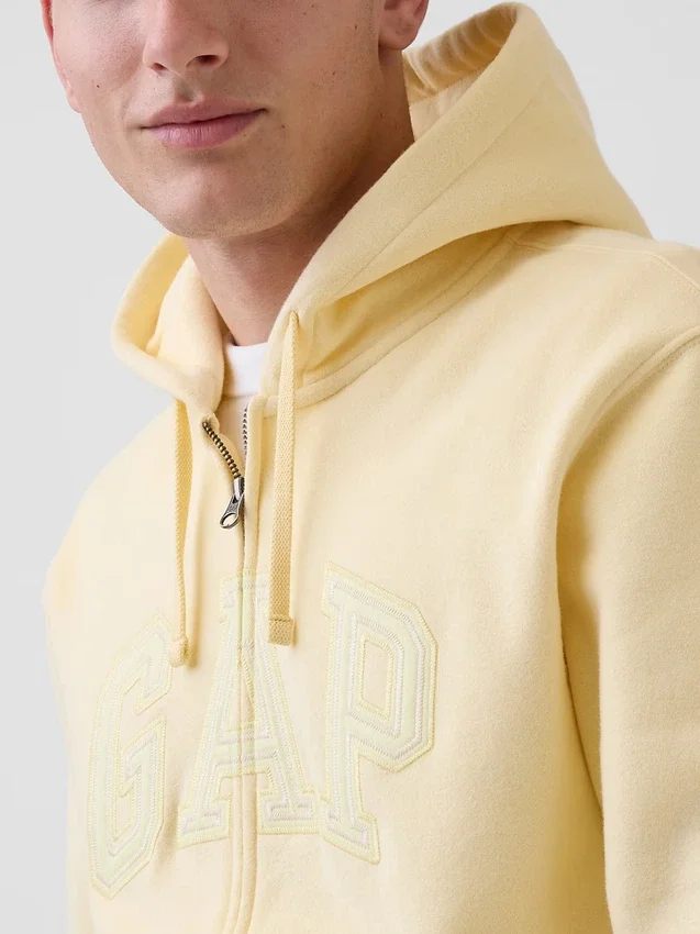 Adult Vintagesoft Arch Logo Zip Hoodie