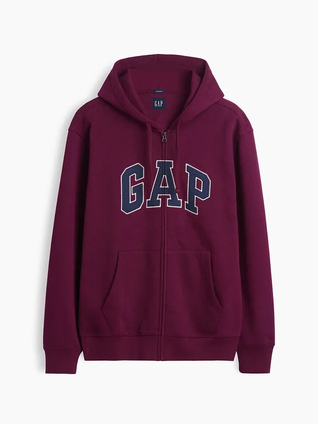 Adult Vintagesoft Arch Logo Zip Hoodie