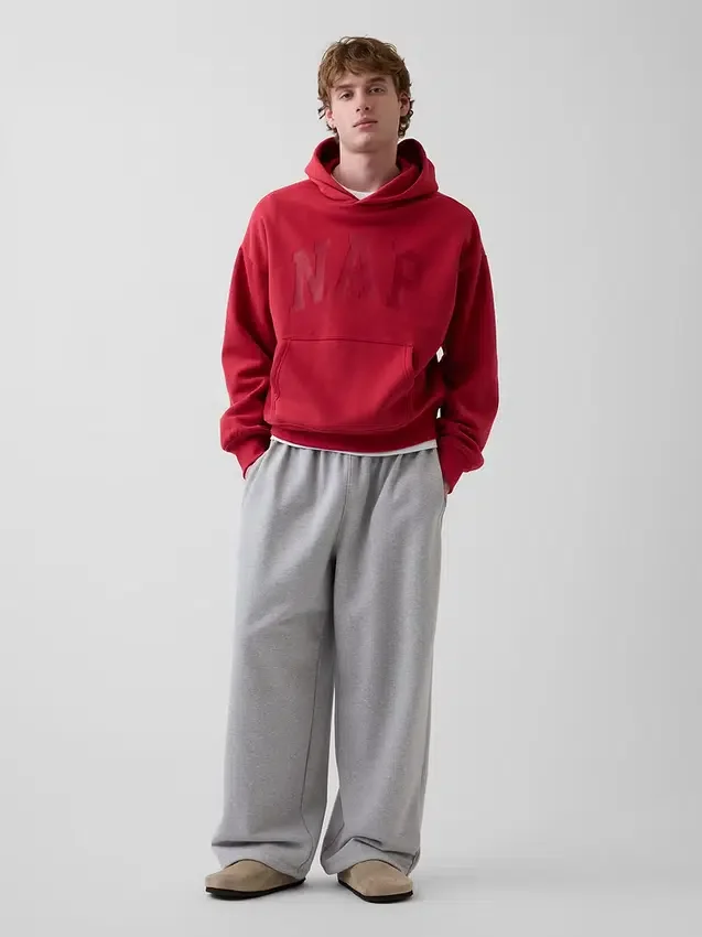 Adult Vintagesoft Nap Logo Hoodie