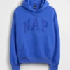 Adult Vintagesoft Nap Logo Hoodie