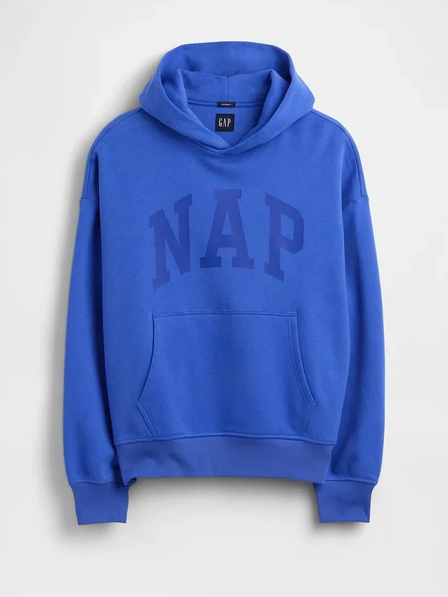 Adult Vintagesoft Nap Logo Hoodie