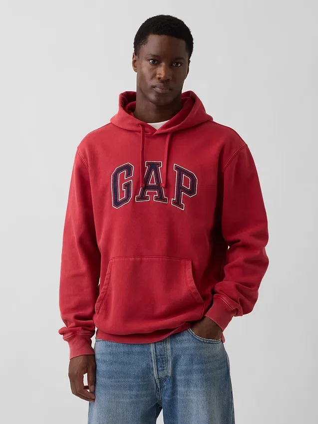 Adult Vintagesoft Relaxed Logo Hoodie
