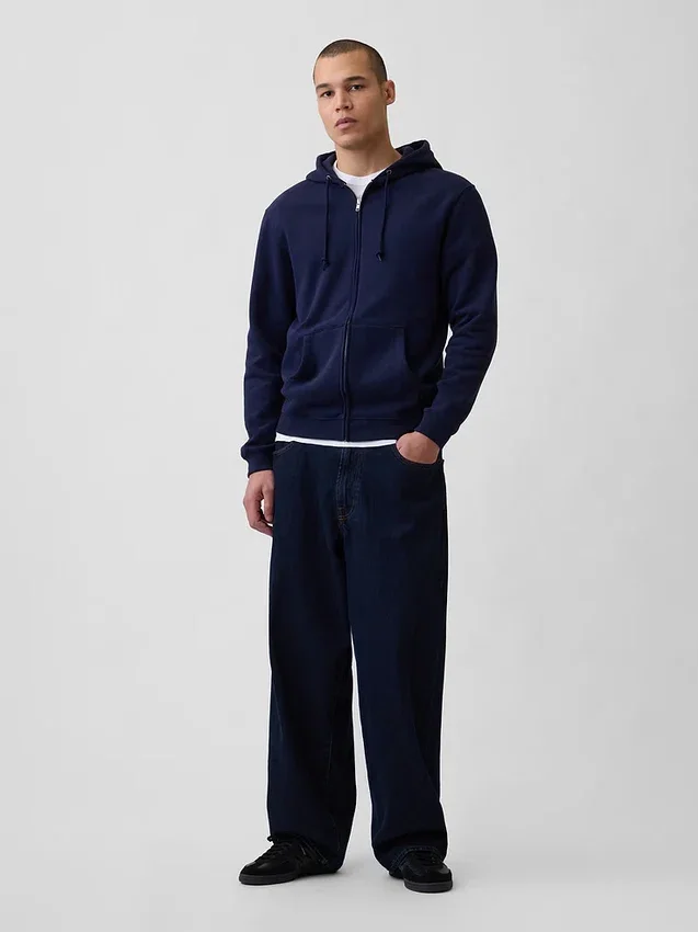 Adult Vintagesoft Relaxed Zip Hoodie