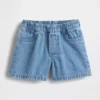 Baby Brannan Bear Pocket Pull-On Denim Shorts