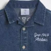 Baby Denim Gap Logo Shorty One-Piece