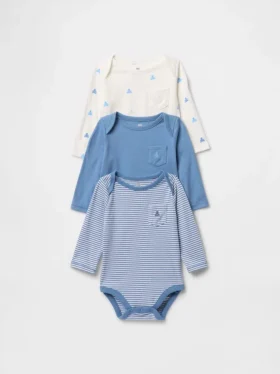 Baby First Favorites Organic Cotton Bodysuit (3-Pack)