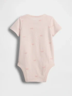 Baby First Favorites Organic Cotton Bow Bodysuit