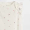 Baby First Favorites Organic Cotton Flutter-Sleeve Bodysuit