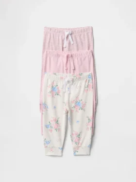 Baby First Favorites Organic Cotton Pull-On Pants (3-Pack)