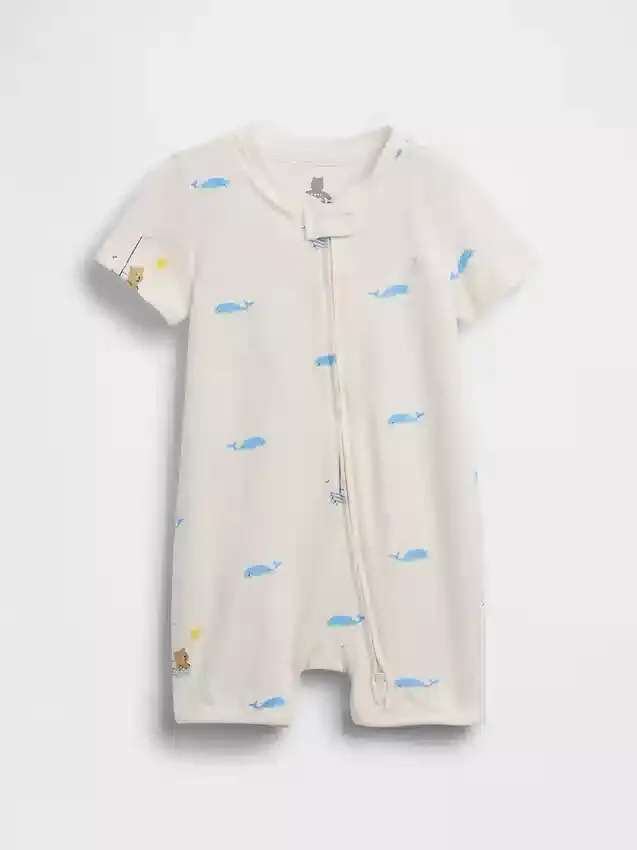 Baby First Favorites Organic Cotton Shorty One-Piece