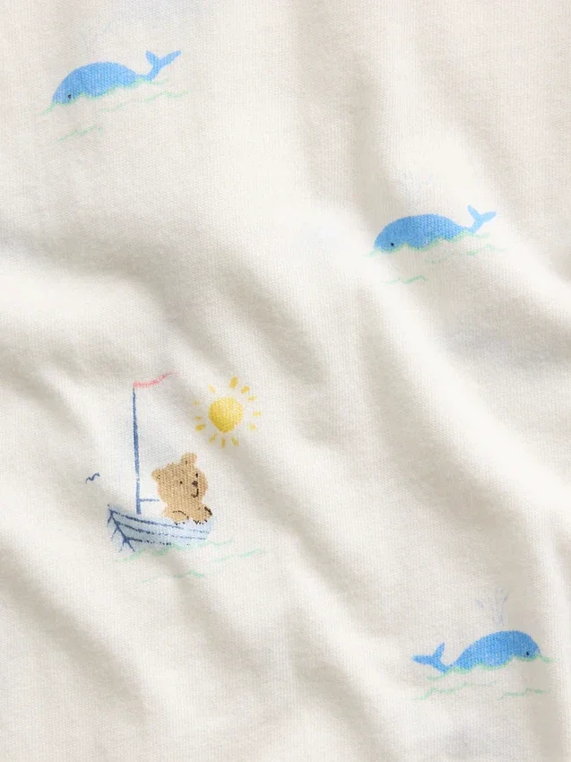 Baby First Favorites Organic Cotton Shorty One-Piece