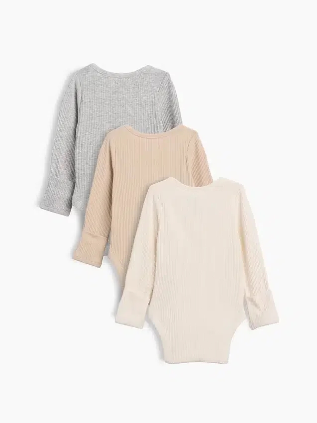 Baby First Favorites Tinyrib Bodysuit (3-Pack)