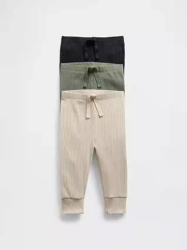 Baby First Favorites Tinyrib Pants (3-Pack)