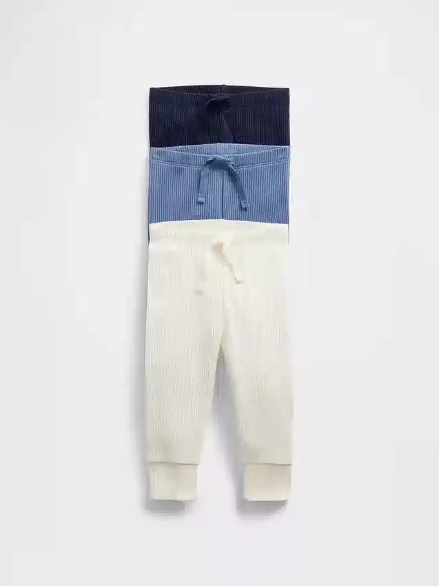 Baby First Favorites Tinyrib Pants (3-Pack)