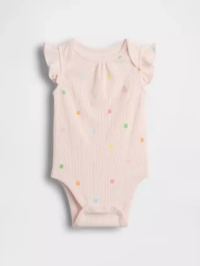 Baby First Favorites Tinyrib Polka Dot Bodysuit