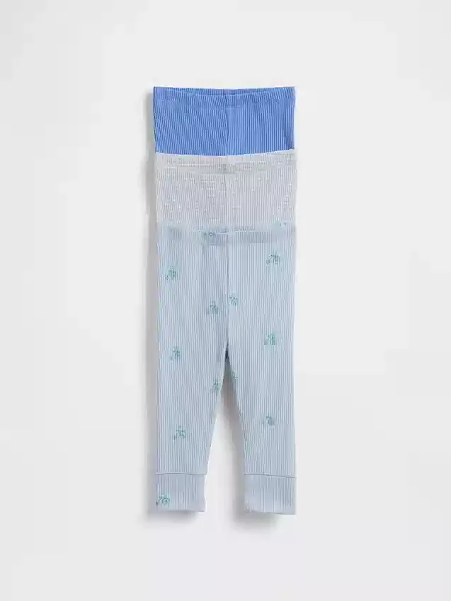 Baby First Favorites Tinyrib Pull-On Pants (3-Pack)