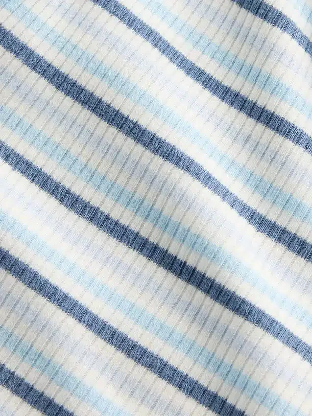 Baby First Favorites Tinyrib Stripe Pull-On Shorts