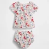 Baby Floral Outfit Set