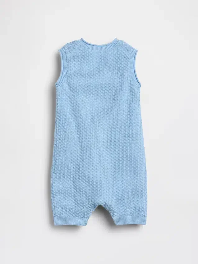Baby Ice Cream Bear Crochet Shorty One-Piece