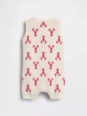 Baby Lobster Sweater Shorty One-Piece