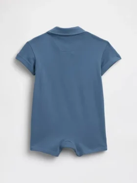 Baby Pique Polo Shorty One-Piece