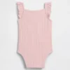 Baby Pointelle Rib Tank Bodysuit