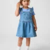 Baby & Toddler Bear Pocket Denim Skirtall