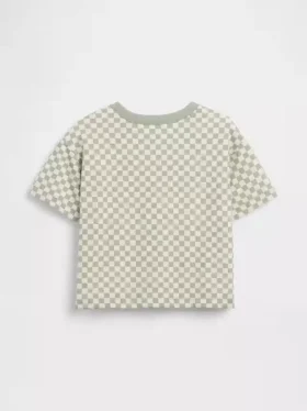 Baby & Toddler Boxy Checkered T-Shirt