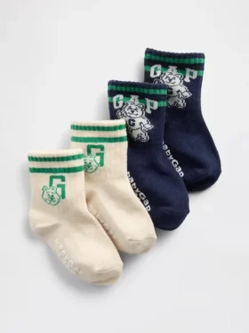 Baby & Toddler Brannan Bear Varsity Logo Crew Socks (2-Pack)