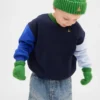 Baby & Toddler Cashsoft Cable-Knit Beanie & Mittens Set