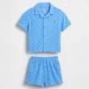 Baby & Toddler Checkered Terry Resort Outfit Set