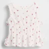 Baby & Toddler Crinkle Knit Bow Top