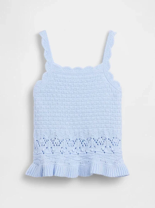Baby & Toddler Crochet Scalloped Tank Top