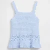 Baby & Toddler Crochet Scalloped Tank Top